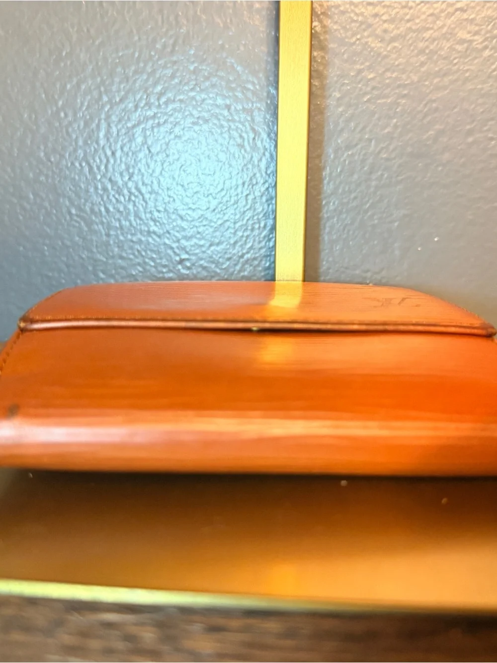 Louis Vuitton Orange Epi Fold Wallet